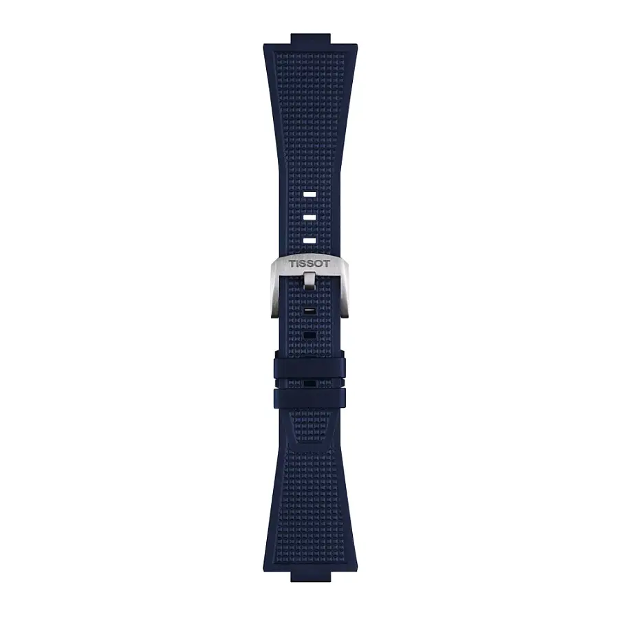Blaues Tissot Gummiarmband für PRX 40 mm T852.049.050
