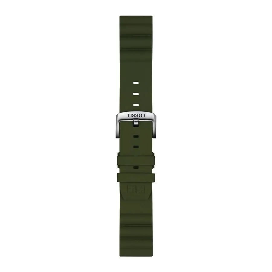 Grünes Tissot Silikonarmband 22 mm T852.047.177