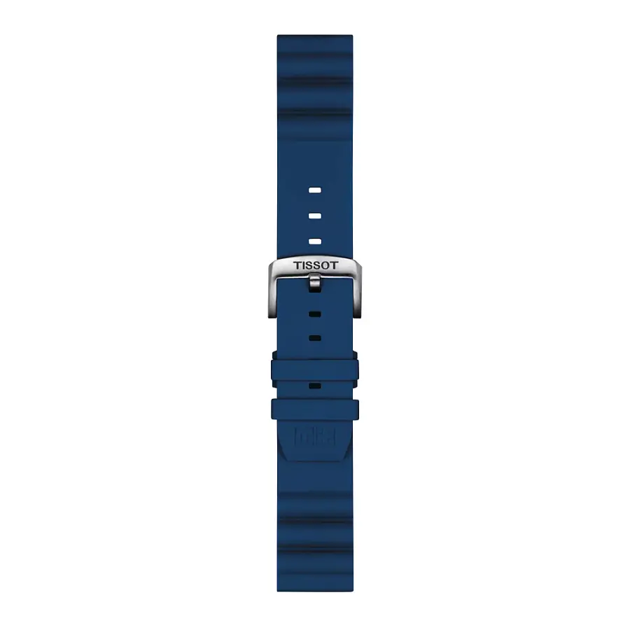 Blaues Tissot Silikonarmband 22 mm T852.047.175