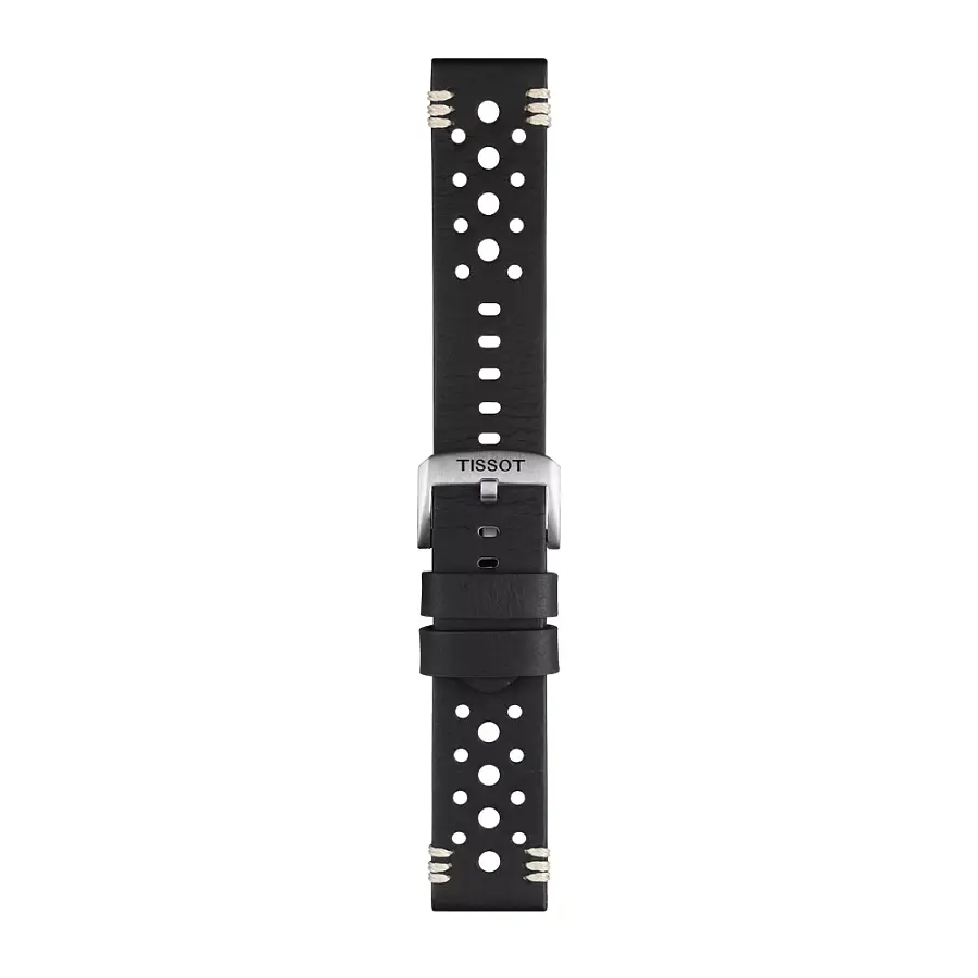 Schwarzes Tissot Lederarmband 22 mm T852.046.810
