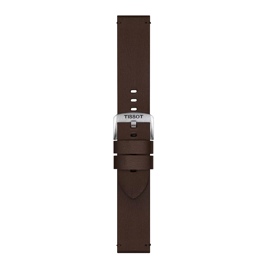 Braunes Tissot Synthetikarmband 22 mm T852.048.221
