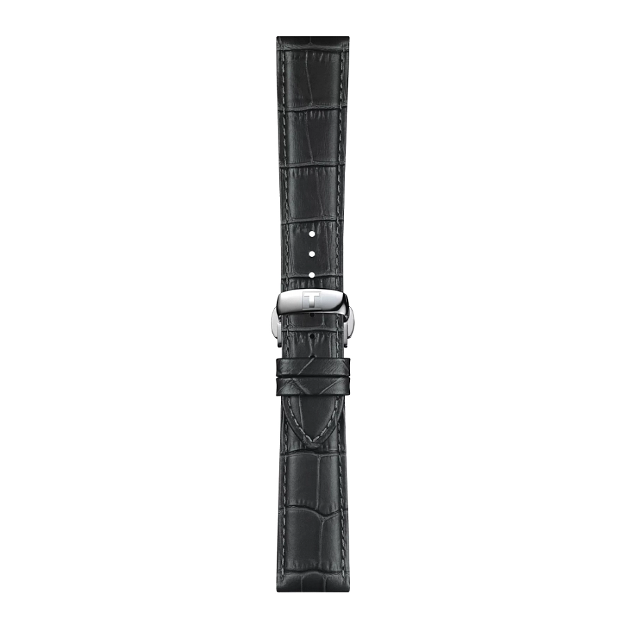 Graues lederarmband Tissot 21 mm T852.045.750