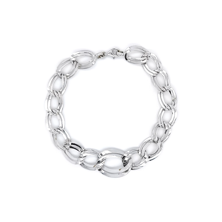 Elegantes Damenarmband aus Weißgold