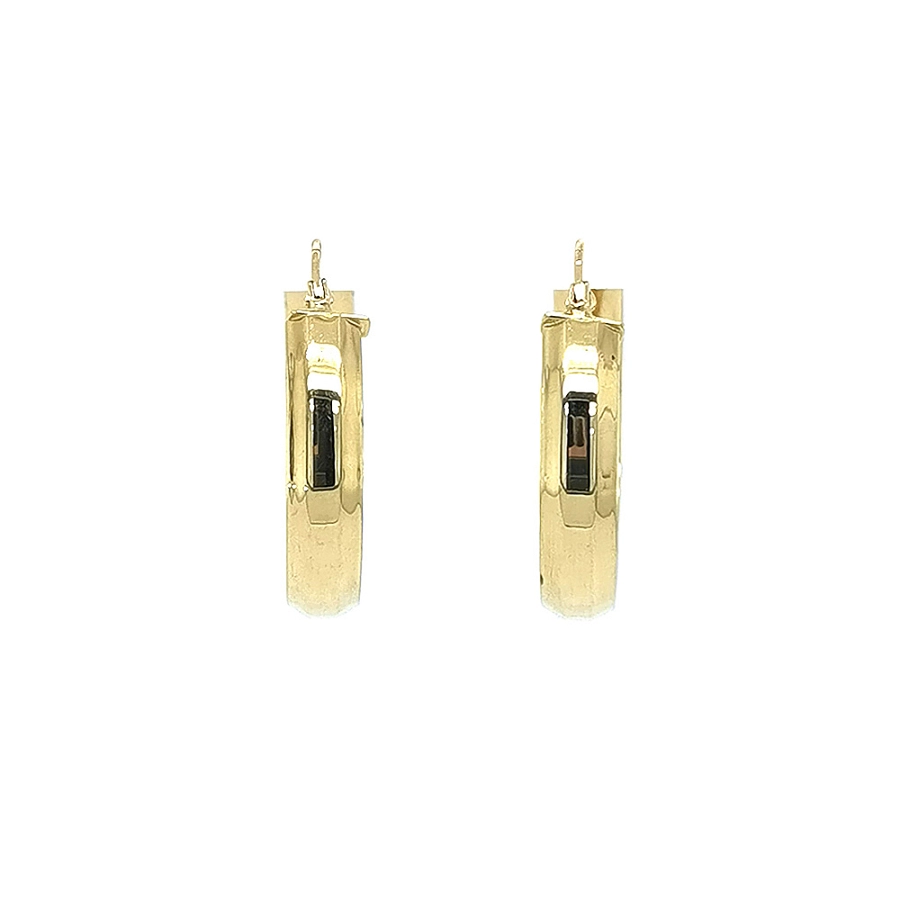 Elegante goldene Creolen