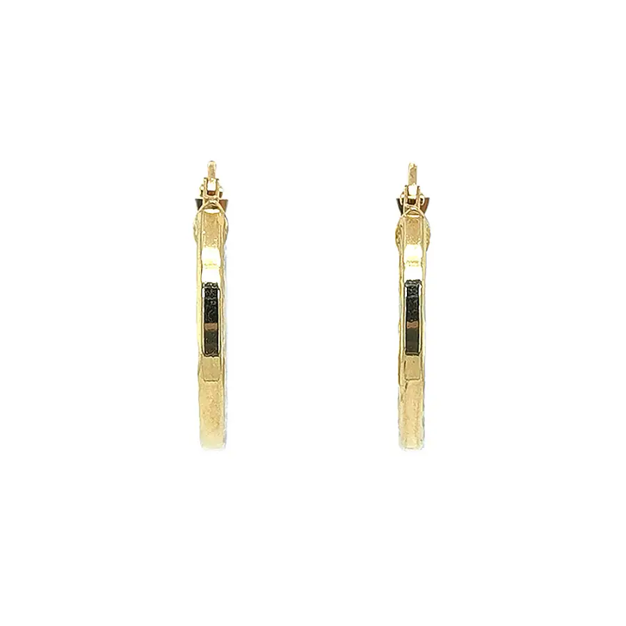 Elegante goldene Creolen