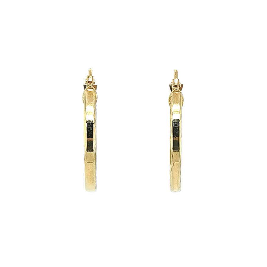 Elegante goldene Creolen