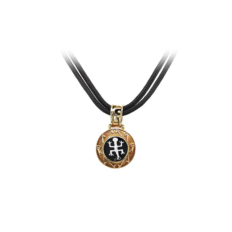 Elegante Goldkette am Band