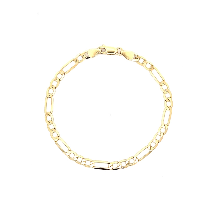 Elegantes Goldarmband Figaro