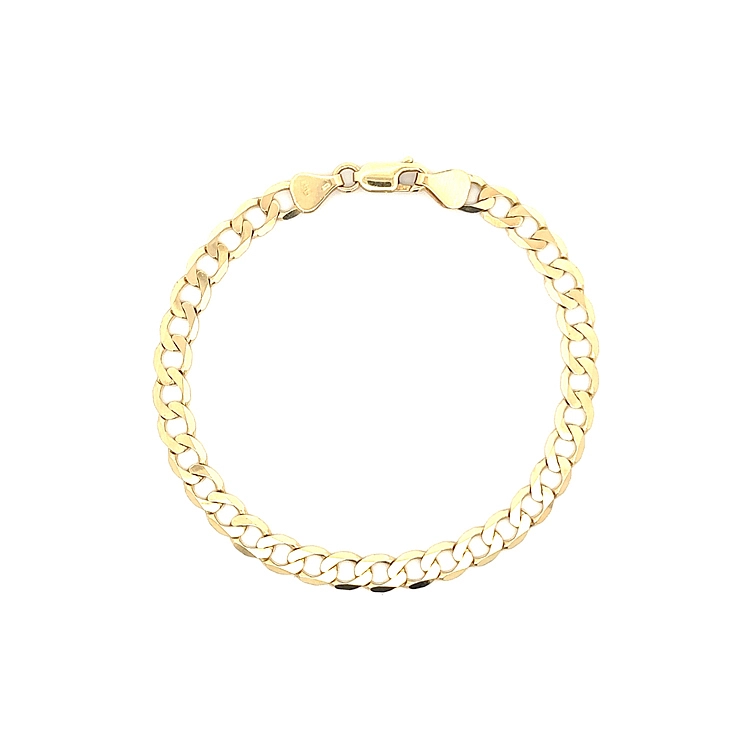 Elegantes Goldarmband Panzermuster