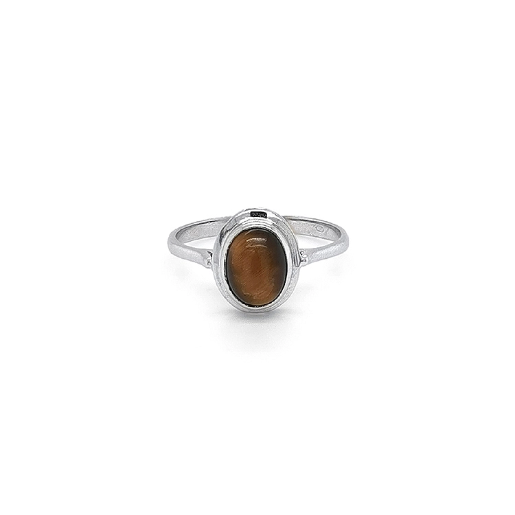 Exklusiver Goldring mit Tigerauge