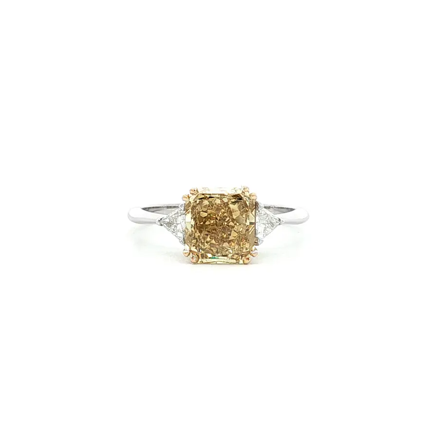Ring 18kt Gold – Fancy Yellow Diamant