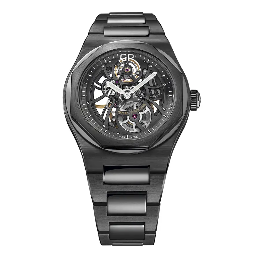 Girard-Perregaux Laureato Skelett aus Keramik 81015-32-001-32A