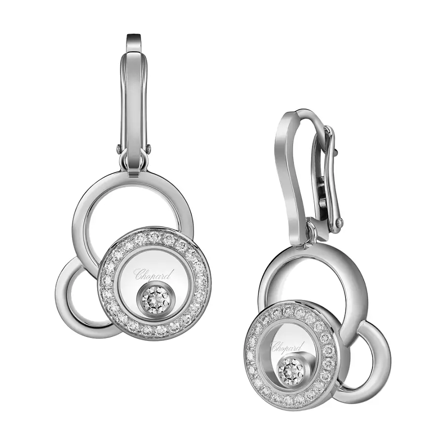 Gold-Ohrringe Chopard Happy Diamonds 839769-1002