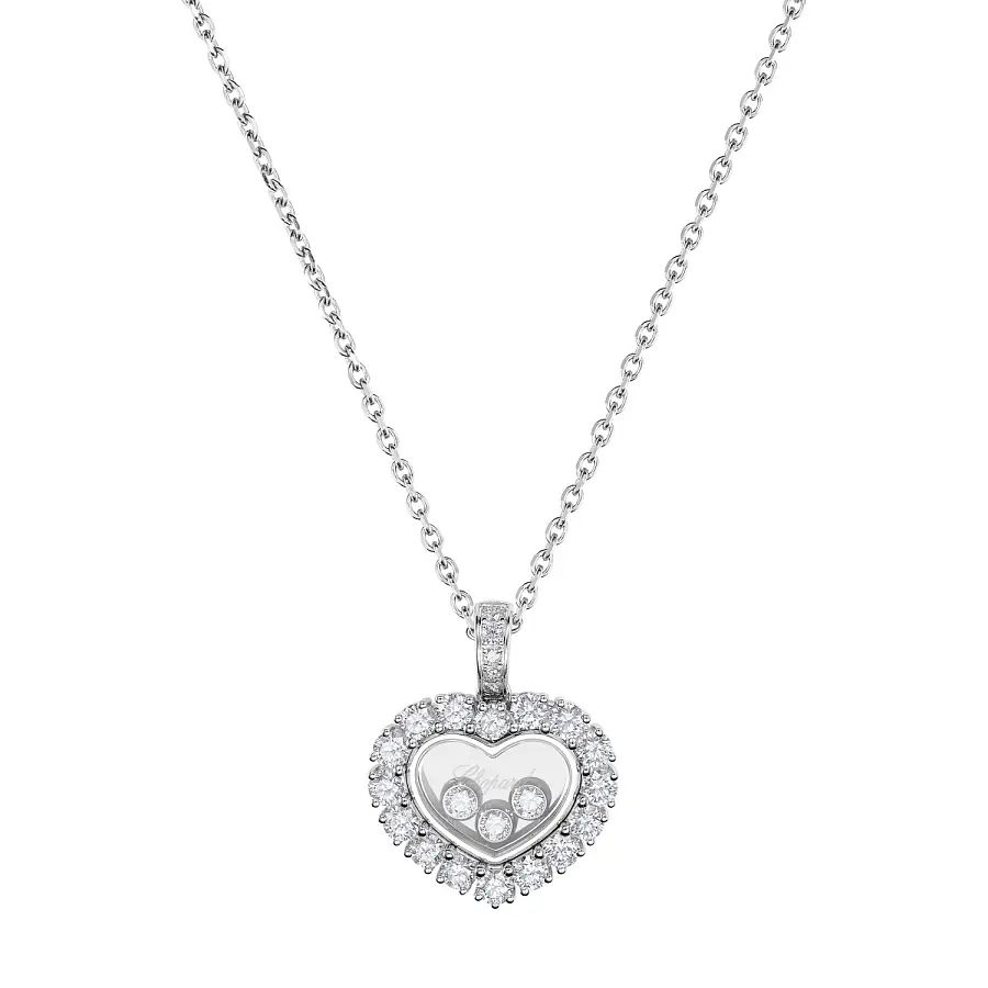 Gold-Anhänger Chopard Happy Diamonds 79A615-1001