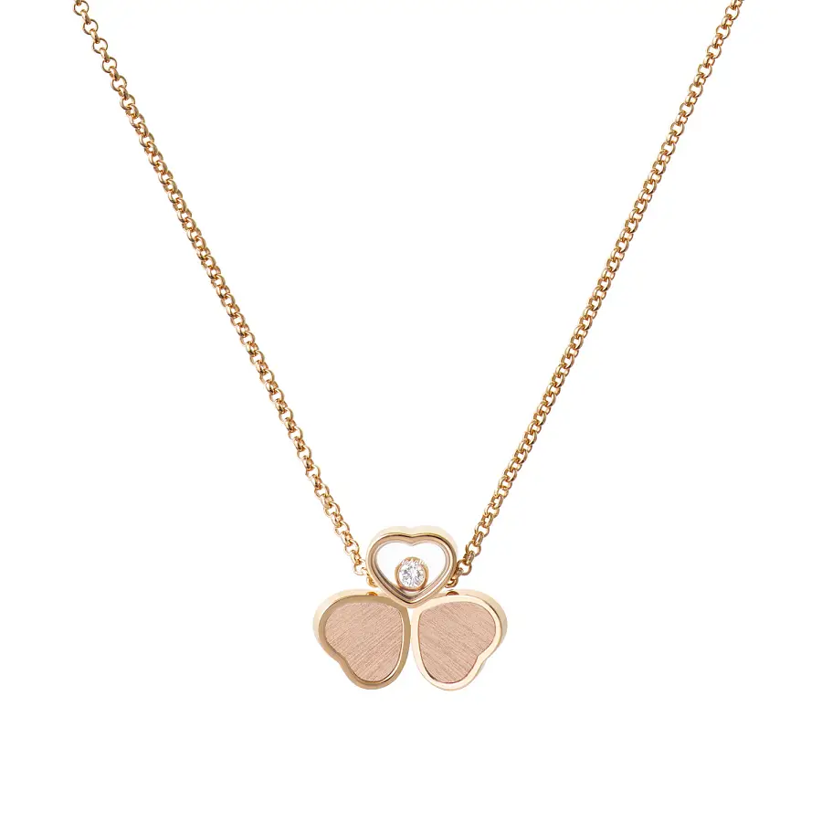 Gold-Anhänger Chopard Happy Hearts 81A083-5711