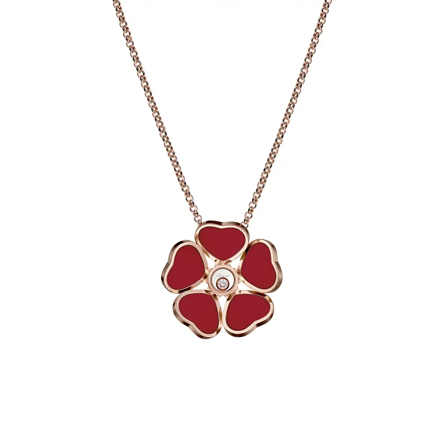 Gold-Anhänger Chopard Happy Hearts 79A085-5811