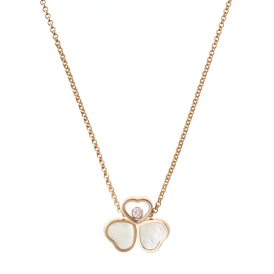 Gold-Anhänger Chopard Happy Hearts 81A083-5311