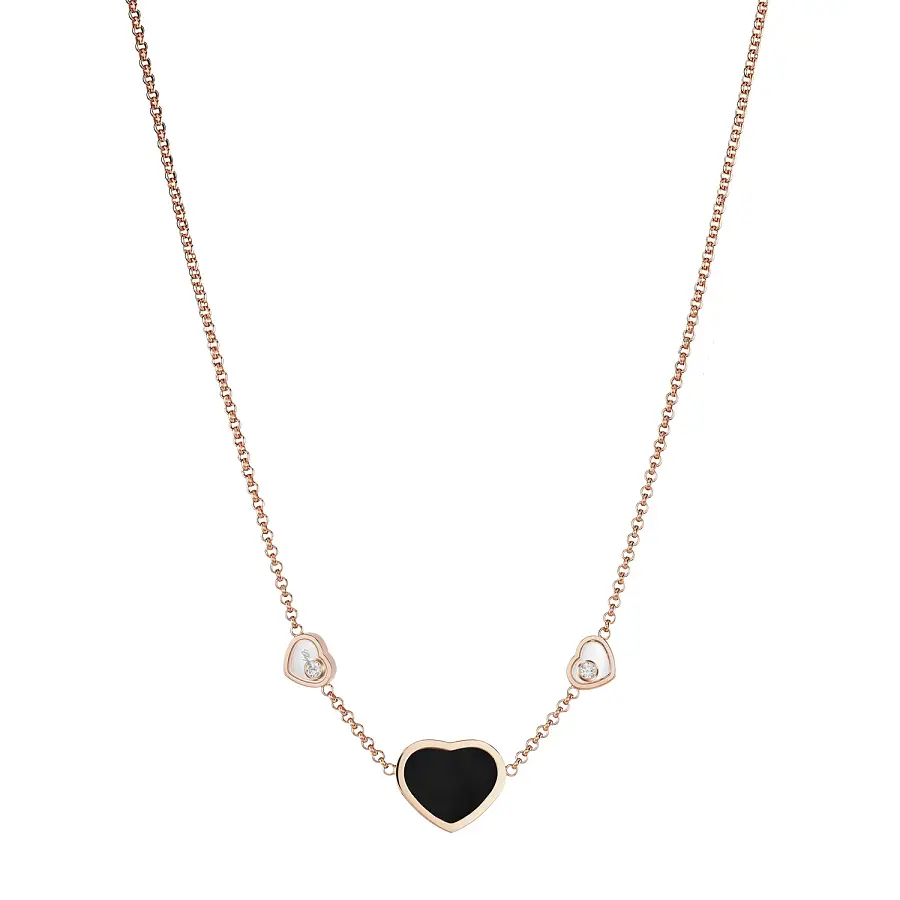 Gold Chopard Happy Hearts Halskette 81A082-5201