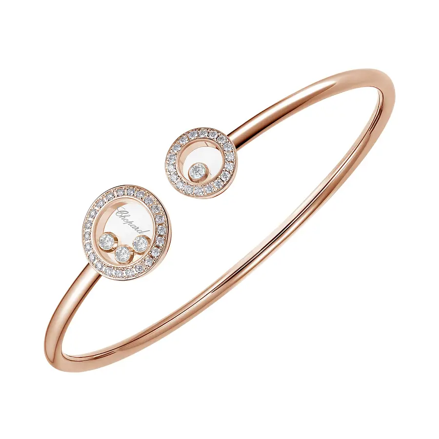 Gold Chopard Happy Diamonds Armband 85A618-5202