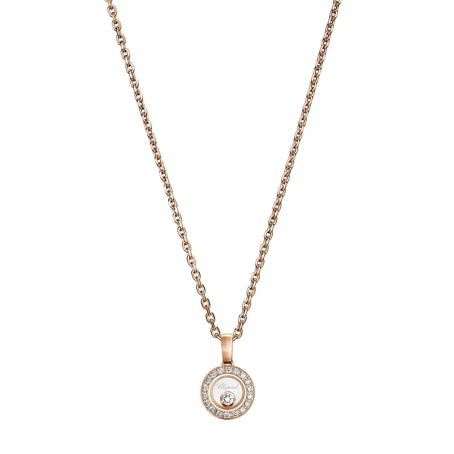 Gold-Anhänger Chopard Happy Diamonds 79A017-5201