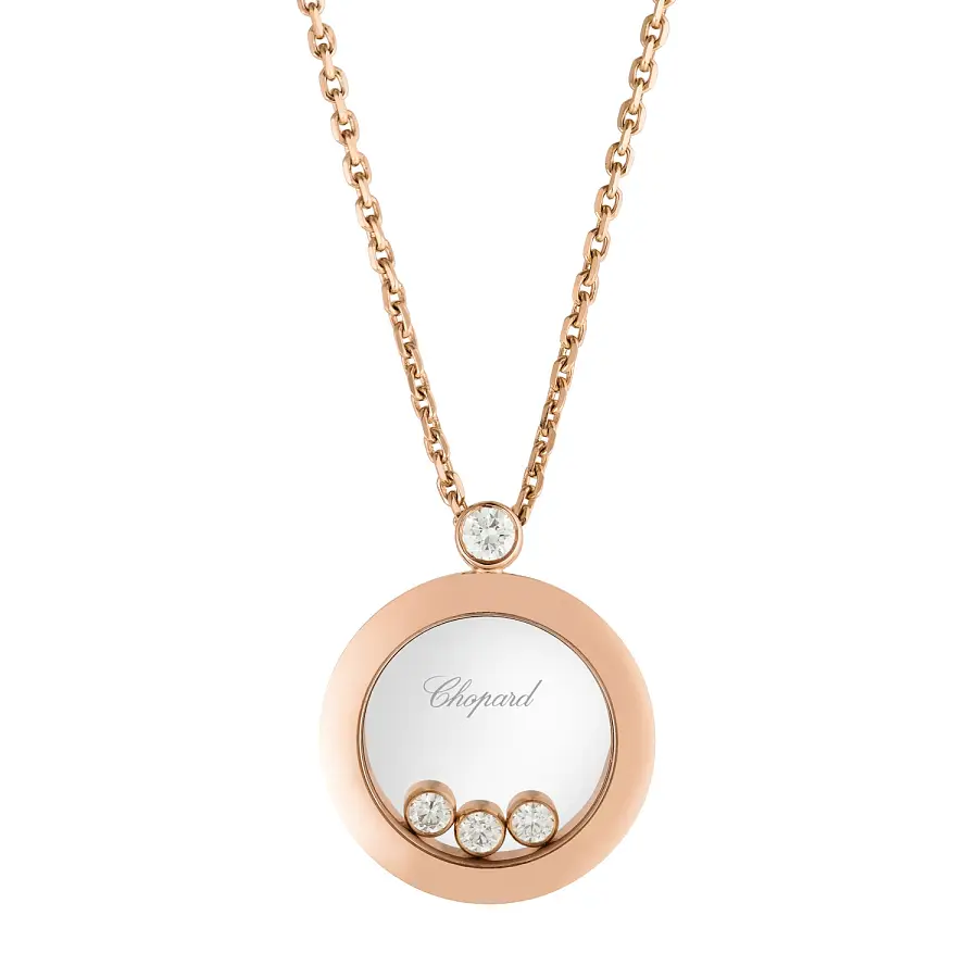 Gold-Anhänger Chopard Happy Diamonds 793929-5201