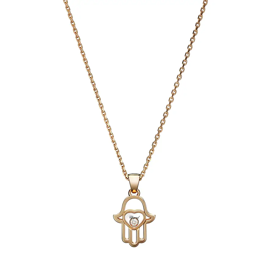 Gold-Anhänger Chopard Happy Diamonds 797864-5001