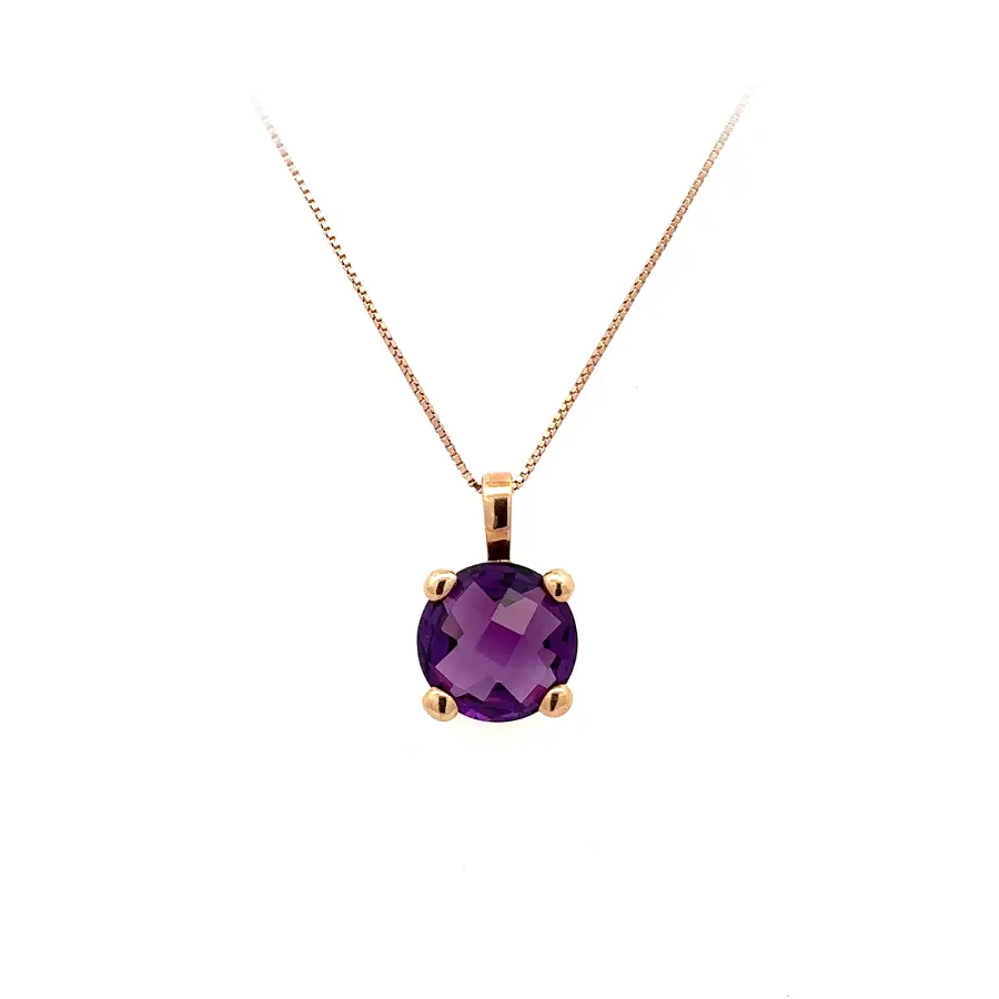 Goldanhänger mit Amethyst