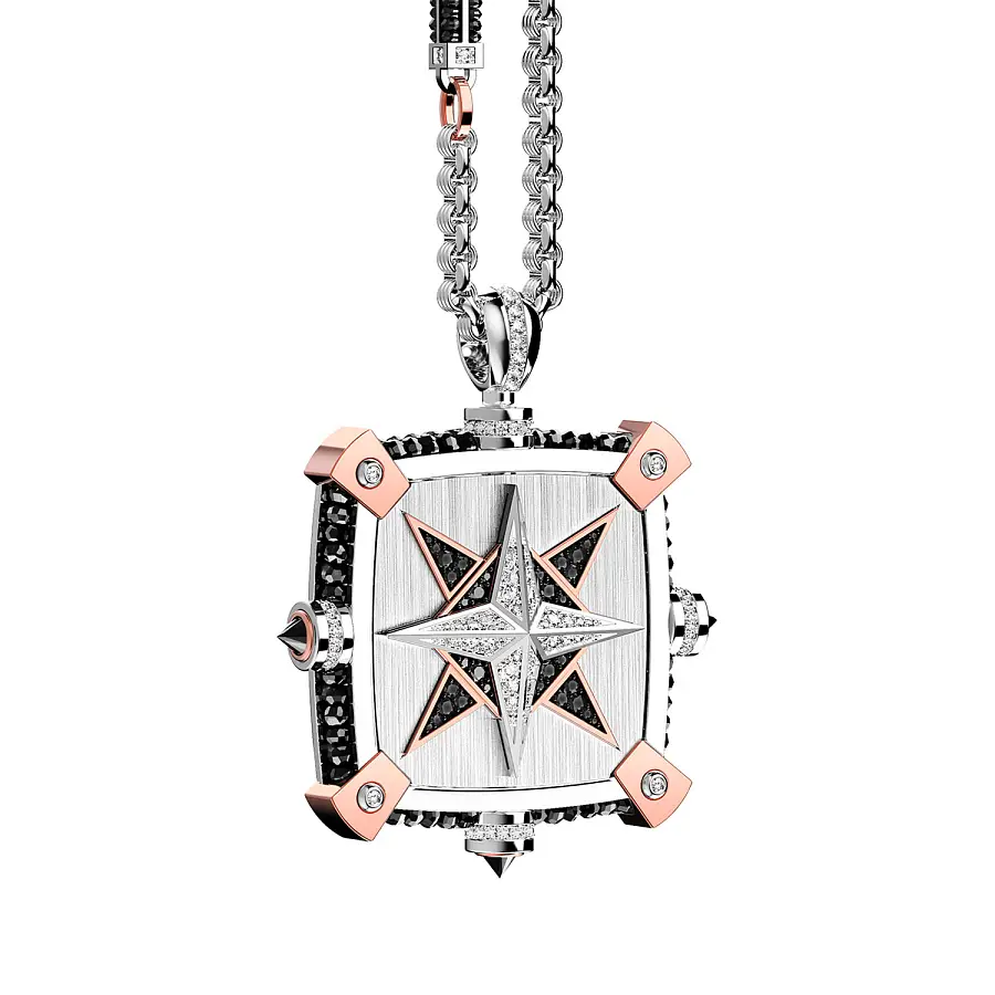 Zancan Black Magic Magnum EC537BR-60 Goldhalskette