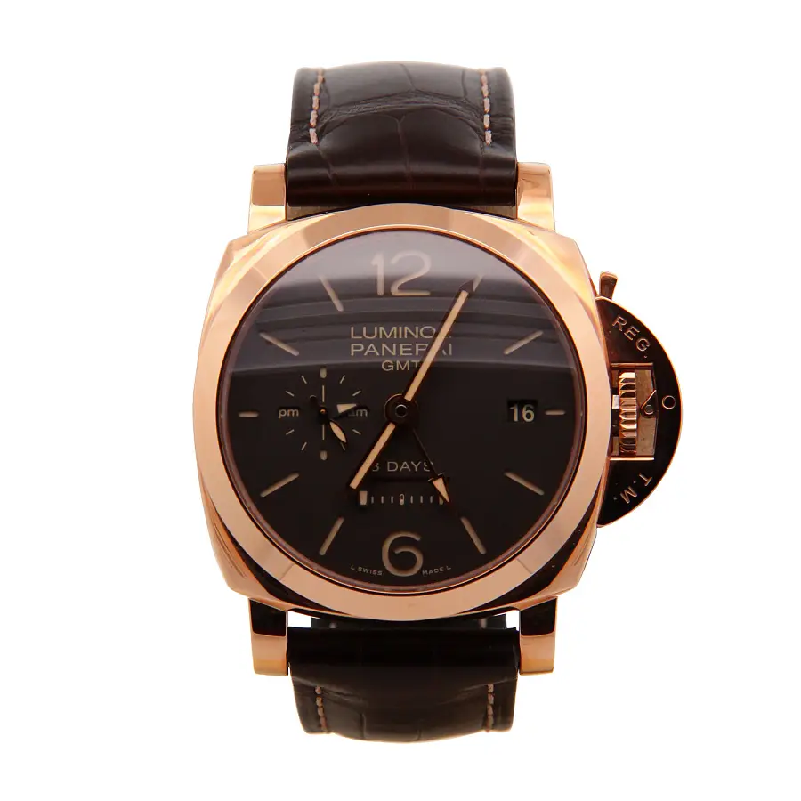 Luminor 1950 8 Tage GMT Rose Gold PAM 576