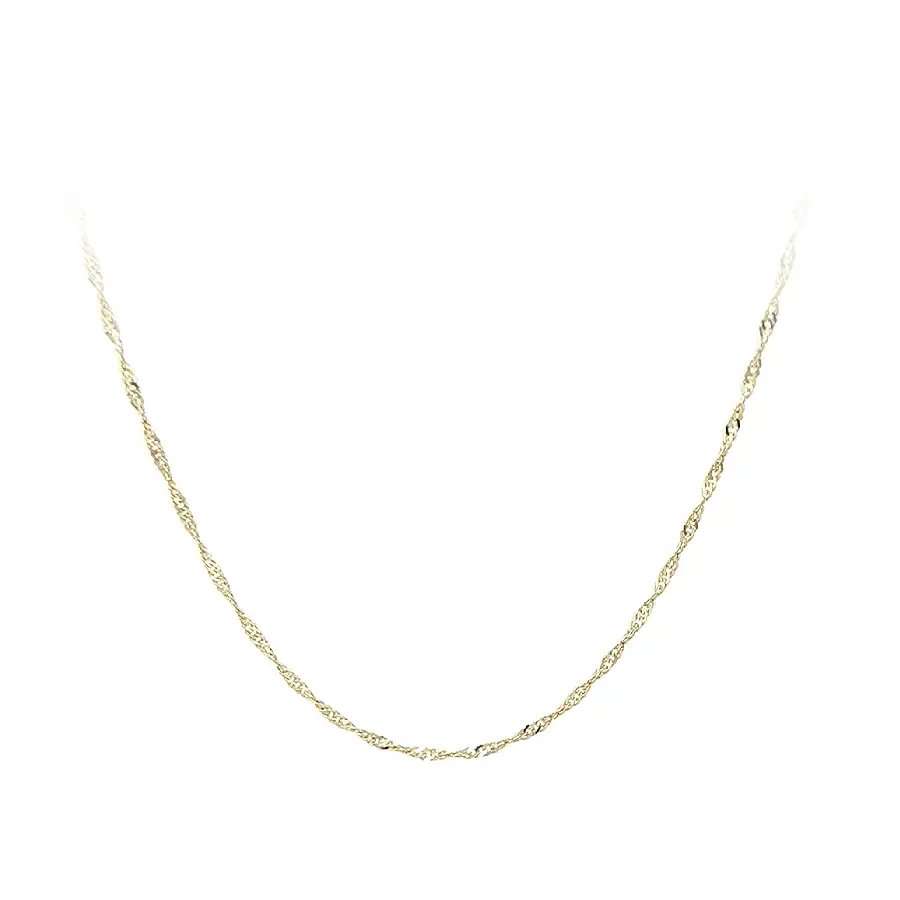 Goldkette im Singapur-Muster