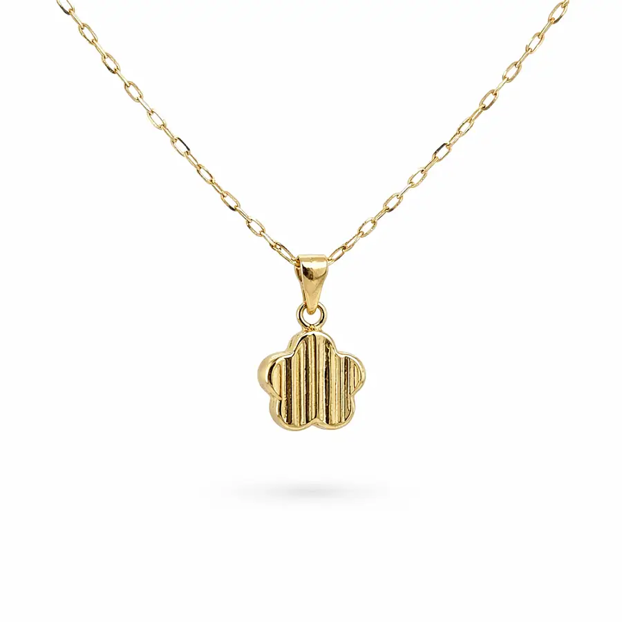 Goldener Kleeblatt-Anhänger