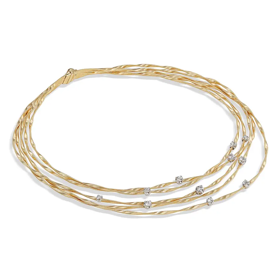 Gold Marco Bicego Marrakech Halskette CG340-B8 YW