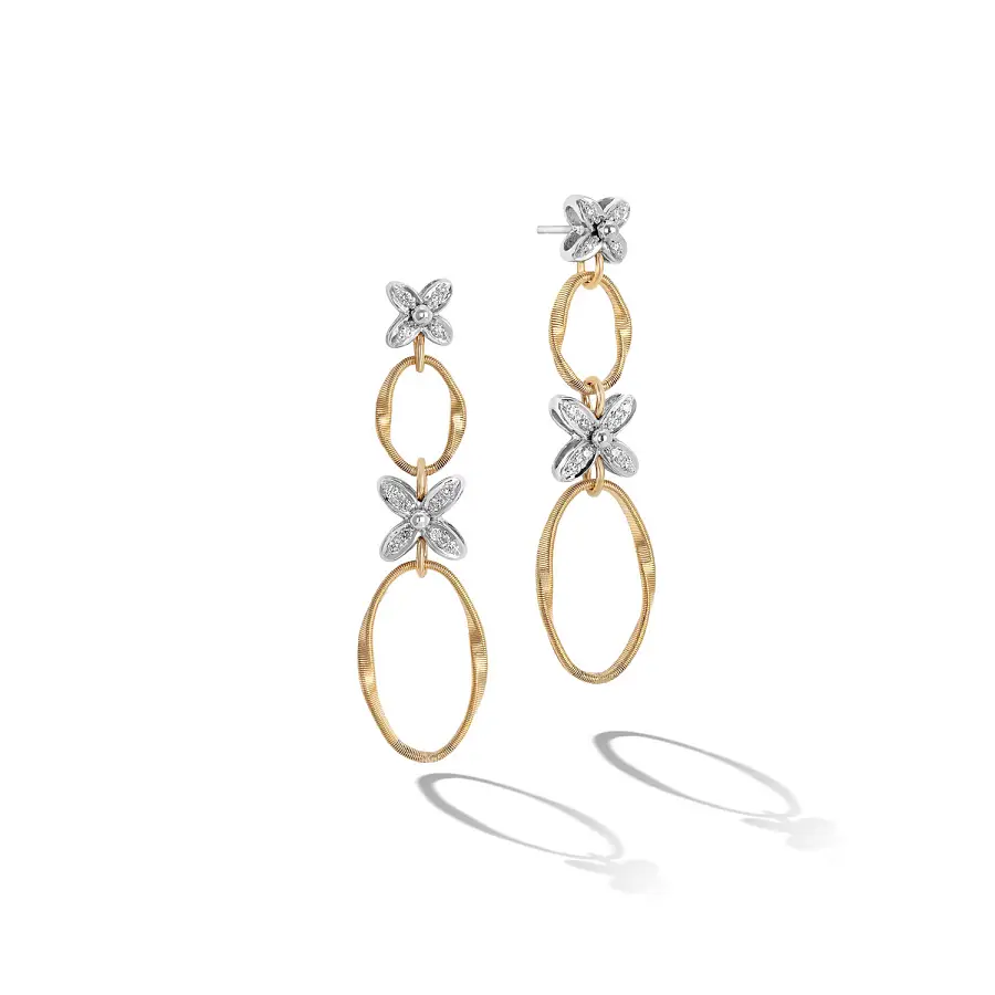 Gold-Ohrringe Marco Bicego Marrakesch Onde OG396 B3 YW