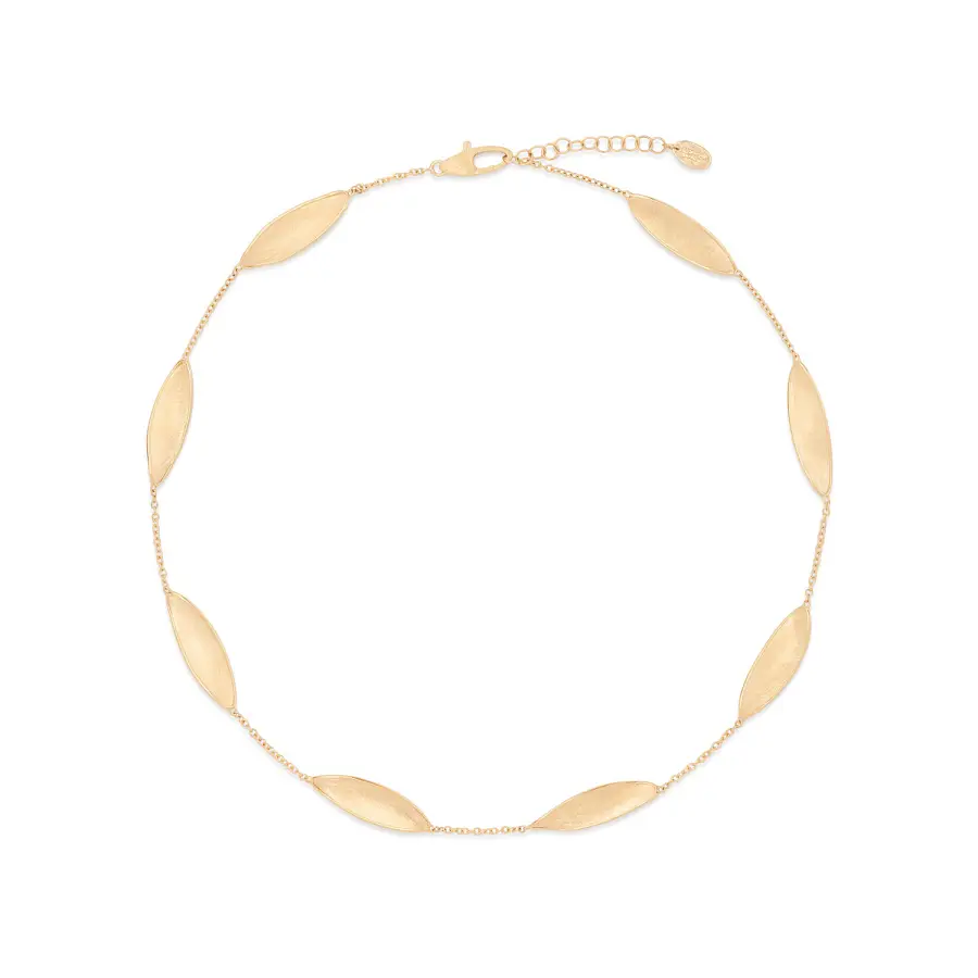 Goldene Halskette Marco Bicego Lunaria Twist CB2896 Y 02