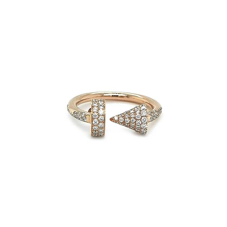 Goldring mit Diamanten