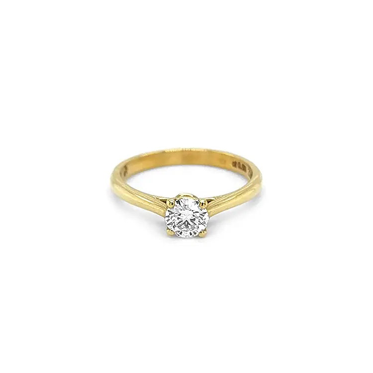 Gold Verlobungsring mit Diamant