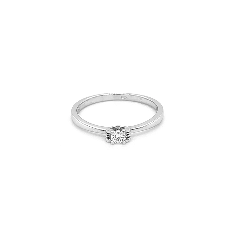 Gold Verlobungsring mit Diamant