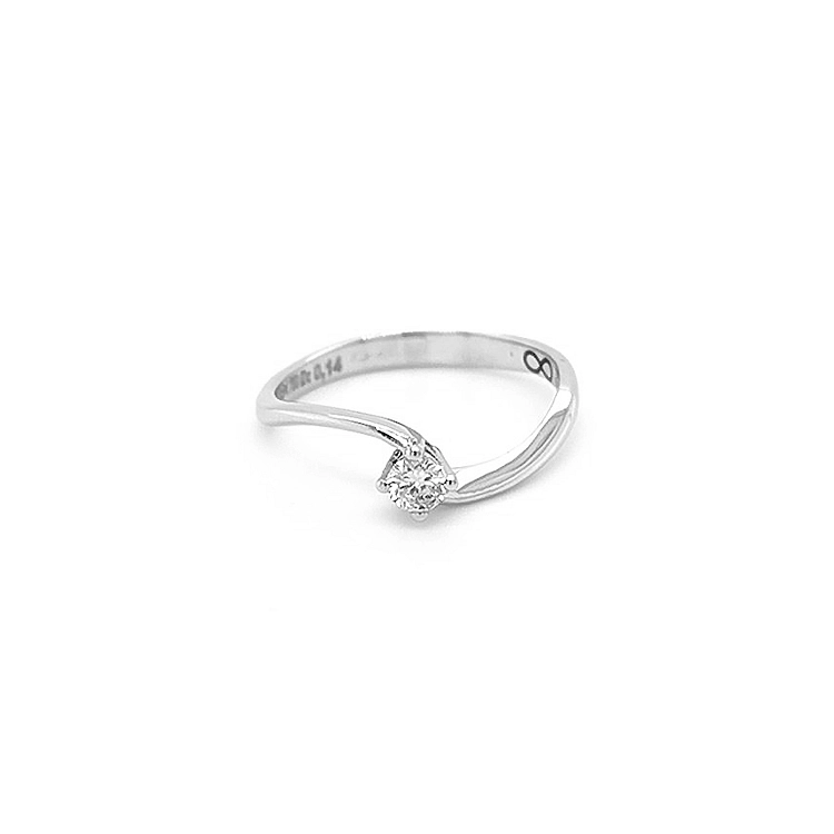 Gold Verlobungsring mit Diamant