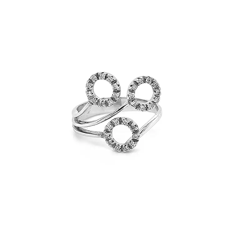 Goldring mit Diamanten