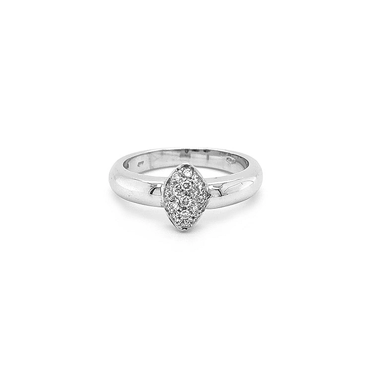 Goldring mit Diamanten