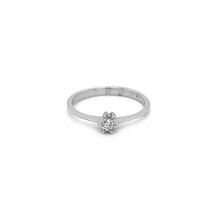 Gold Verlobungsring mit Diamant