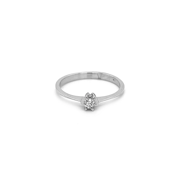 Gold Verlobungsring mit Diamant