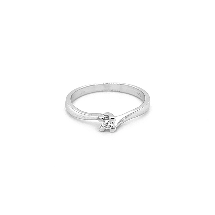 Gold Verlobungsring mit Diamant