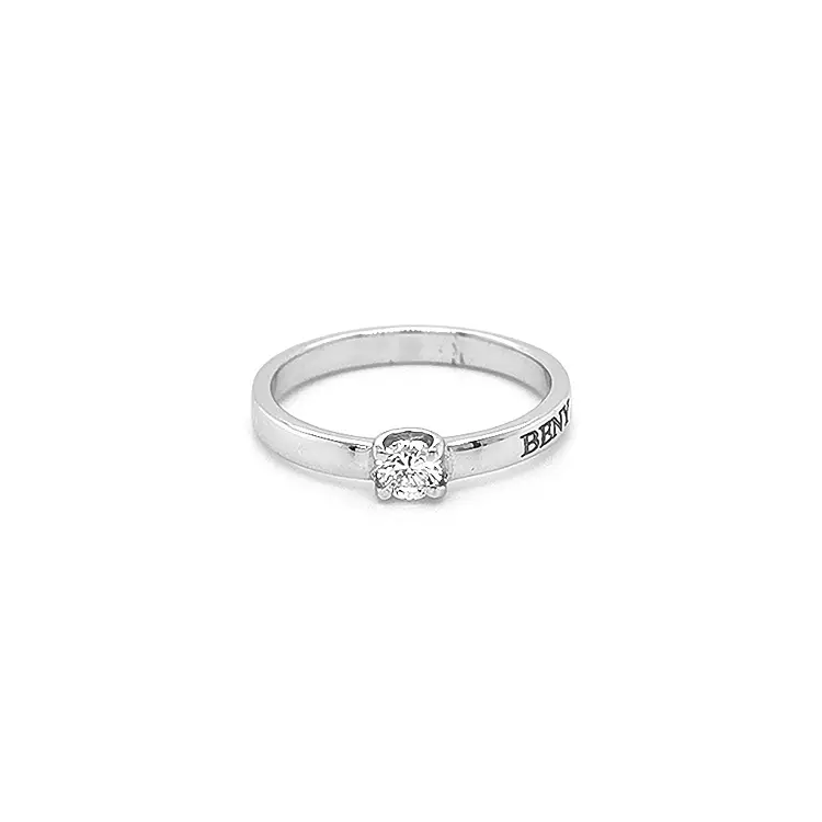 Gold Verlobungsring mit Diamant