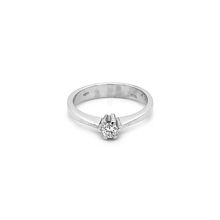 Gold Verlobungsring mit Diamant
