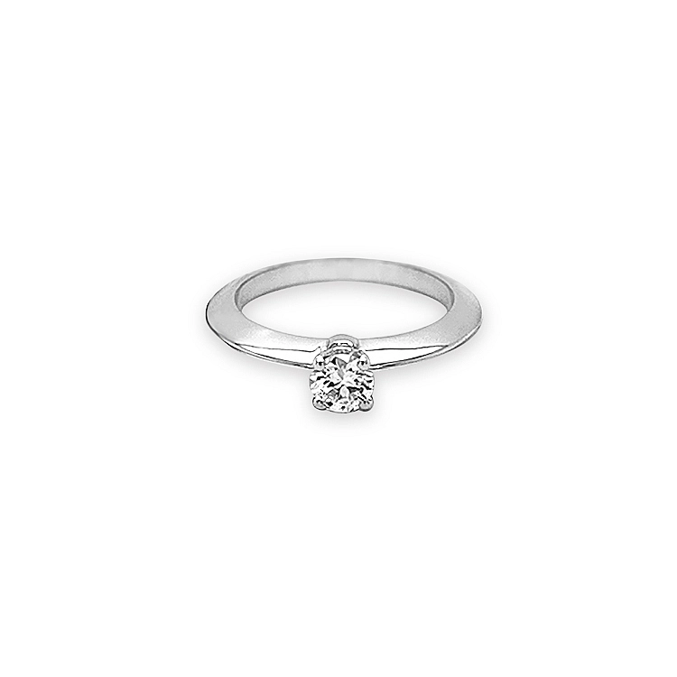 Gold Verlobungsring mit Diamant