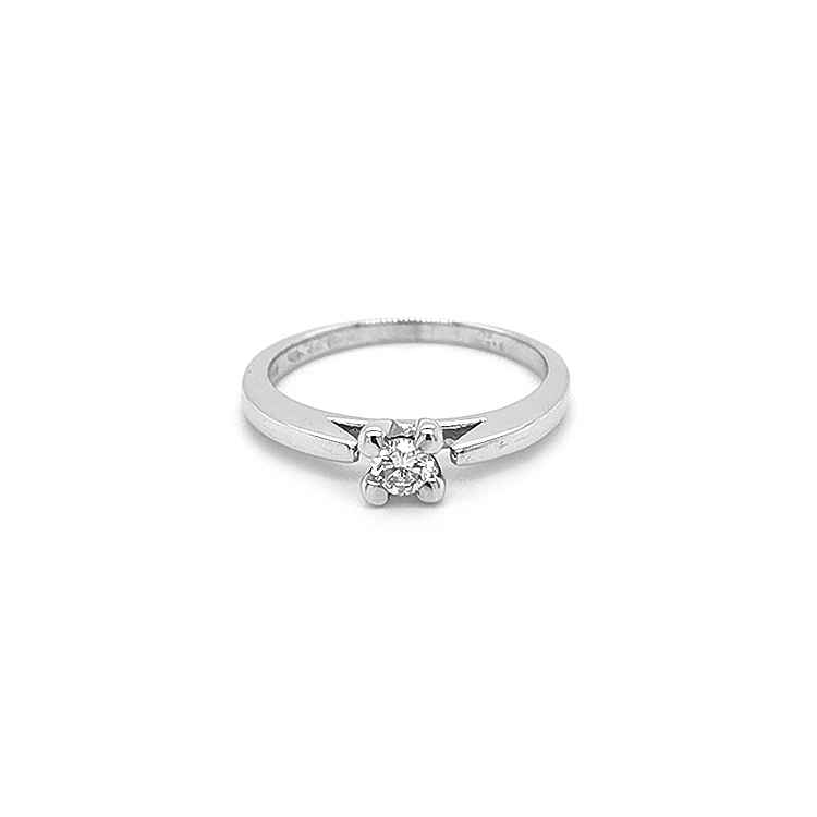 Gold Verlobungsring mit Diamant
