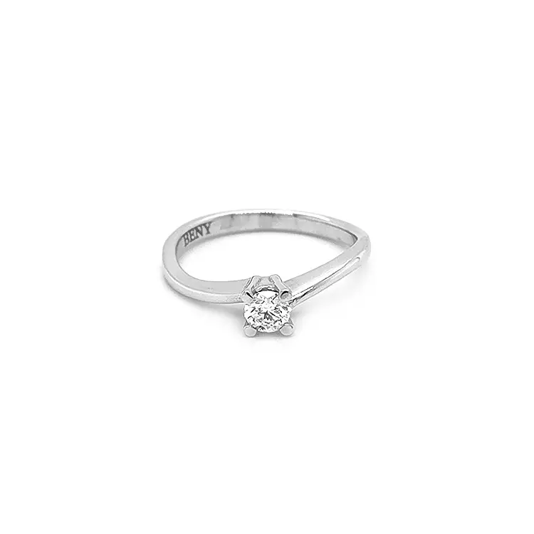 Gold Verlobungsring mit Diamant