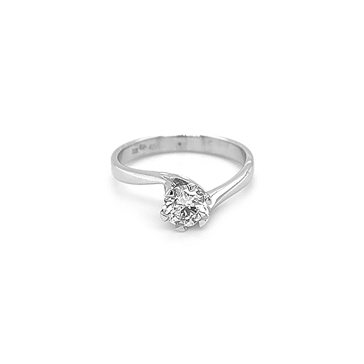 Gold Verlobungsring mit Diamant