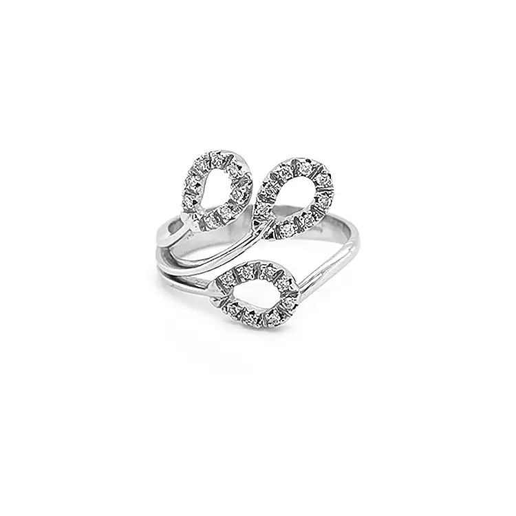 Goldring mit Diamanten